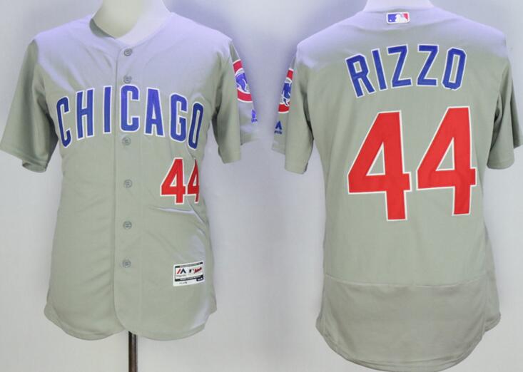 2016 Chicago Cubs 44 Anthony Rizzo Flexbase Authentic Collection gray men mlb Baseball Jersey