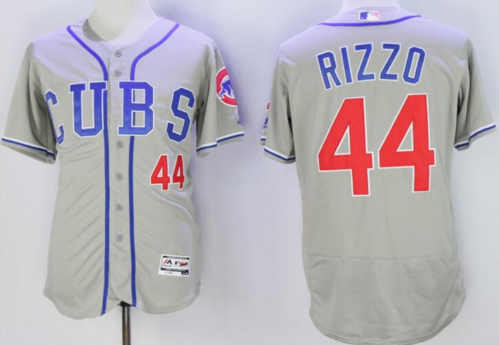 2016 Chicago Cubs 44 Anthony Rizzo Flexbase Authentic Collection grey men mlb Baseball Jersey