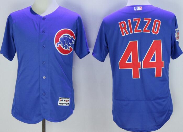 2016 Chicago Cubs 44 Anthony Rizzo blue Flexbase Authentic Collection men baseball mlb Jerseys