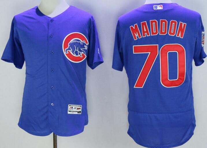 2016 Chicago Cubs 70 Joe Maddon Flexbase Authentic Collection blue men mlb Baseball Jersey