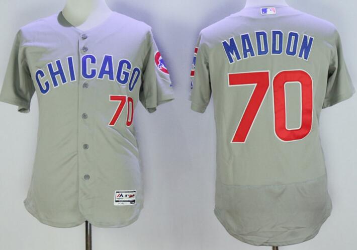 2016 Chicago Cubs 70 Joe Maddon Flexbase Authentic Collection grey men mlb Baseball Jersey