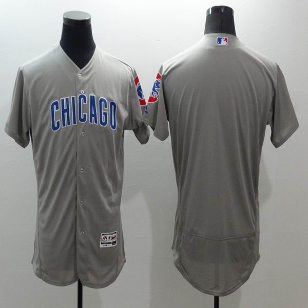 2016 Chicago Cubs blank gray Flexbase Authentic Collection Jersey