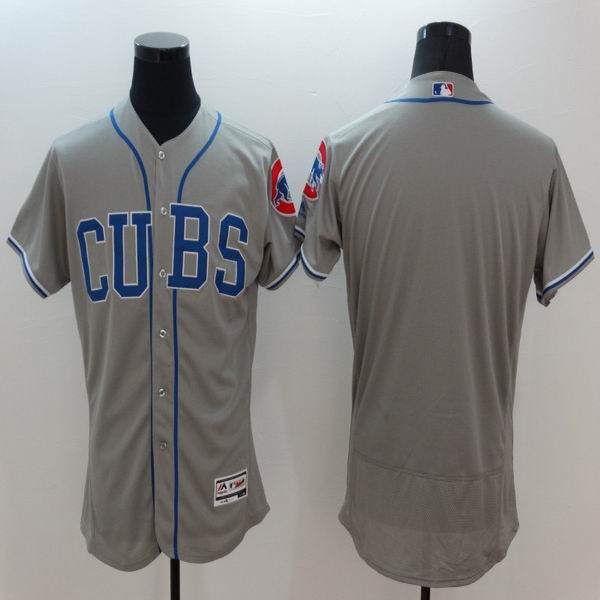 2016 Chicago Cubs blank gray elite baseball jerseys