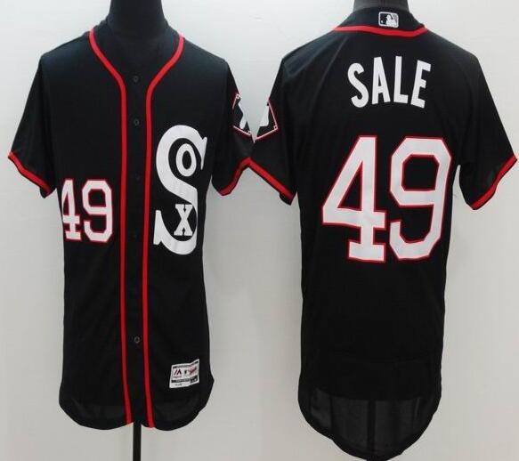 2016 Chicago White Sox 49 Chris Sale black Flexbase Authentic Collection men baseball mlb jerseys