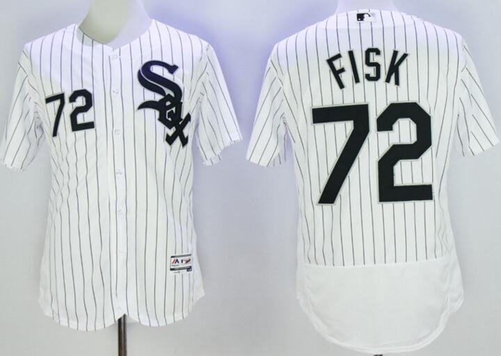 2016 Chicago White Sox 72 Carlton Fisk Flexbase Authentic Collection white men mlb Baseball Jersey