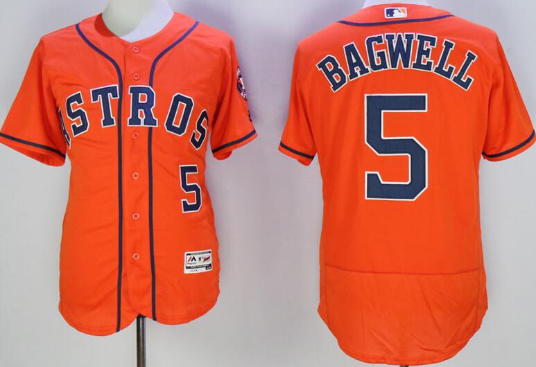 2016 Houston Astros 5 bagwell orange Flexbase Authentic Collection men baseball mlb Jersey