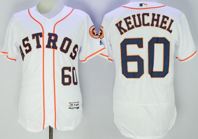 2016 Houston Astros 60 Dallas Keuchel white Flexbase Authentic Collection men baseball mlb Jersey