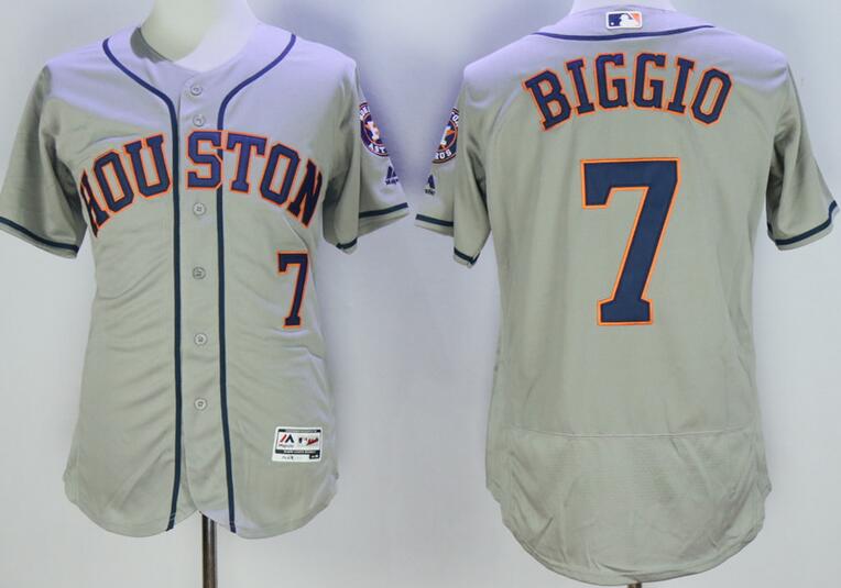 2016 Houston Astros 7 biggio grey Flexbase Authentic Collection men baseball mlb Jersey