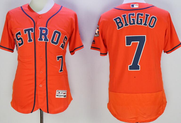 2016 Houston Astros 7 biggio orange Flexbase Authentic Collection men baseball mlb Jersey