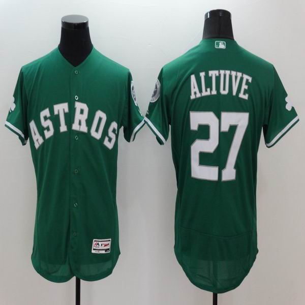 2016 Houston Astros Jose Altuve 27 green Flexbase Authentic Collection men baseball mlb Jersey