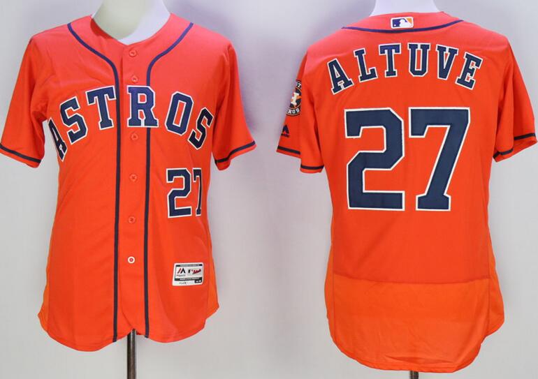 2016 Houston Astros Jose Altuve 27 orange Flexbase Authentic Collection men baseball mlb Jersey