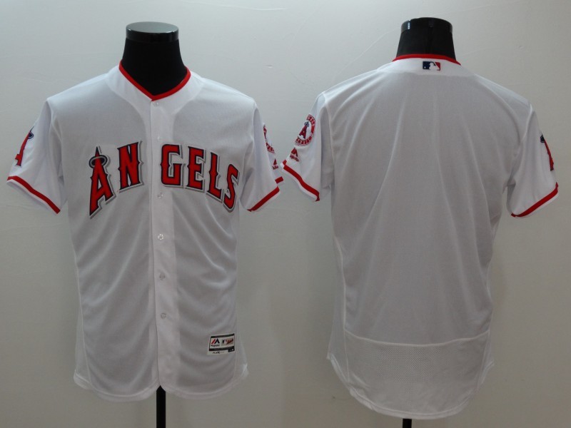 2016 Los Angeles Angels blank white elite men baseball mlb jersey