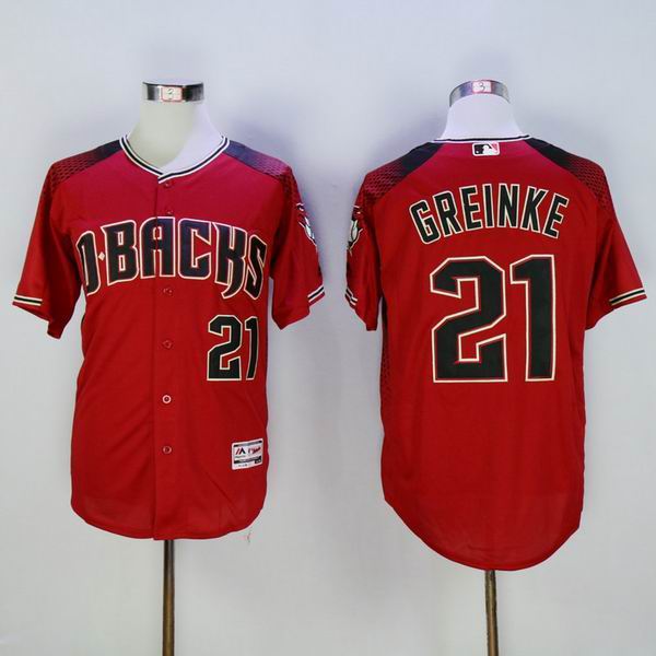 2016 New Arizona Diamondbacks 21 Zack Greinke red Stitched men baseball mlb Jersey