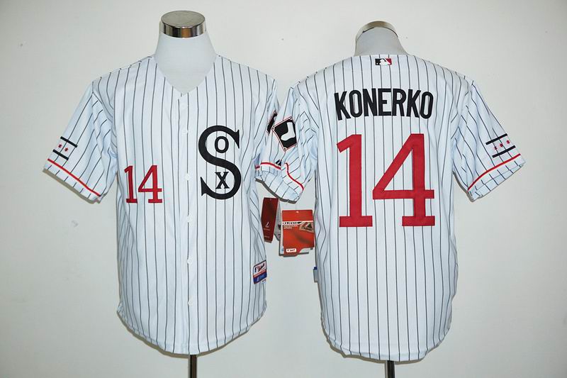 2016 New Chicago White Sox 14 Paul Konerko white Stitched men baseball mlb Jersey