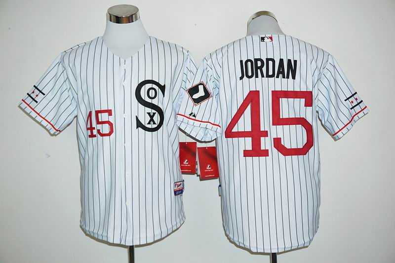 2016 New Chicago White Sox 45 Michael Jordan white Stitched men baseball mlb Jersey