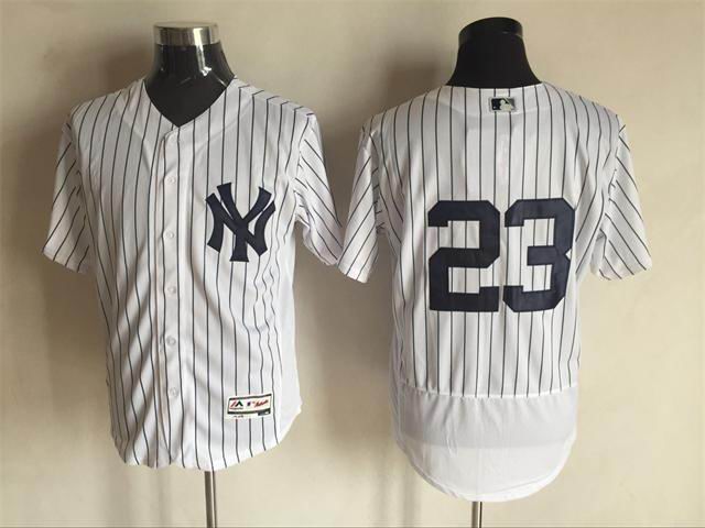 2016 New York Yankees 23 White Flexbase Authentic Collection Jersey