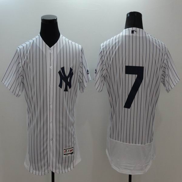 2016 New York Yankees 7 Mickey Mantle white elite baseball jersey