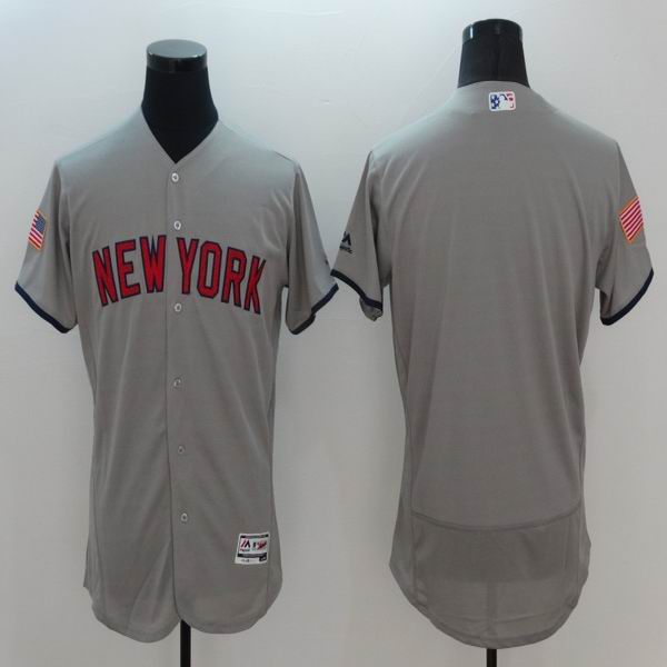 2016 New York Yankees blank gray Flexbase Authentic Collection Jersey