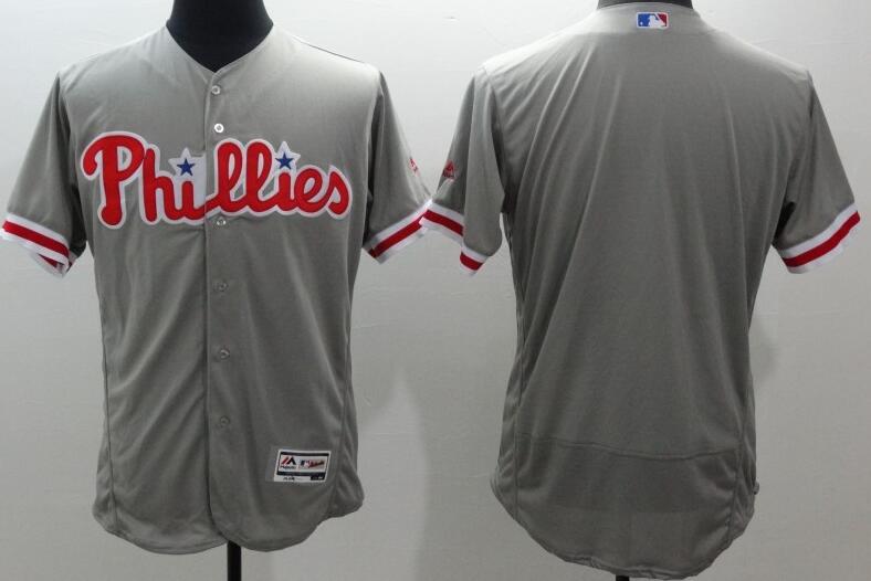 2016 Philadelphia Phillies blank gray elite baseball jerseys