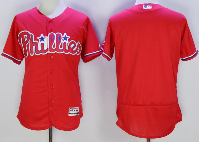 2016 Philadelphia Phillies blank red Flexbase Authentic Collection Jersey(1)