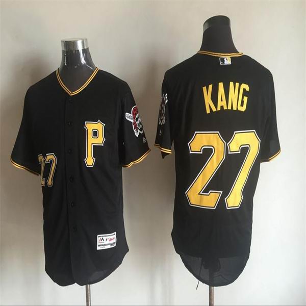 2016 Pittsburgh Pirates 27 Jung-ho Kang black elite mlb jersey