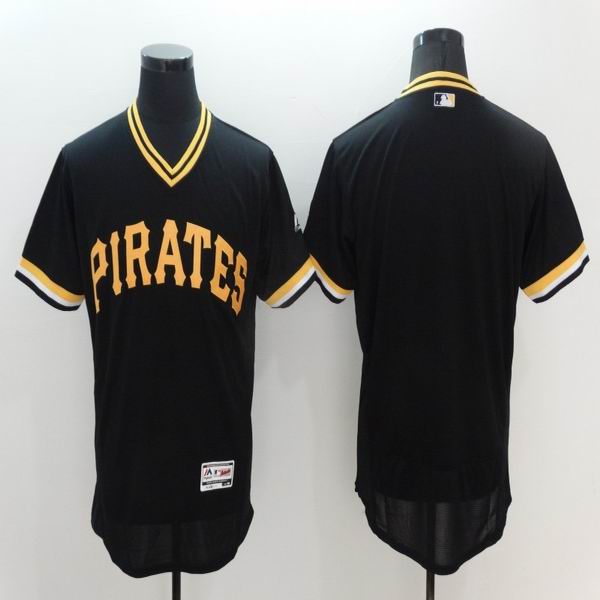 2016 Pittsburgh Pirates blank black Flexbase Authentic Collection Jerseys