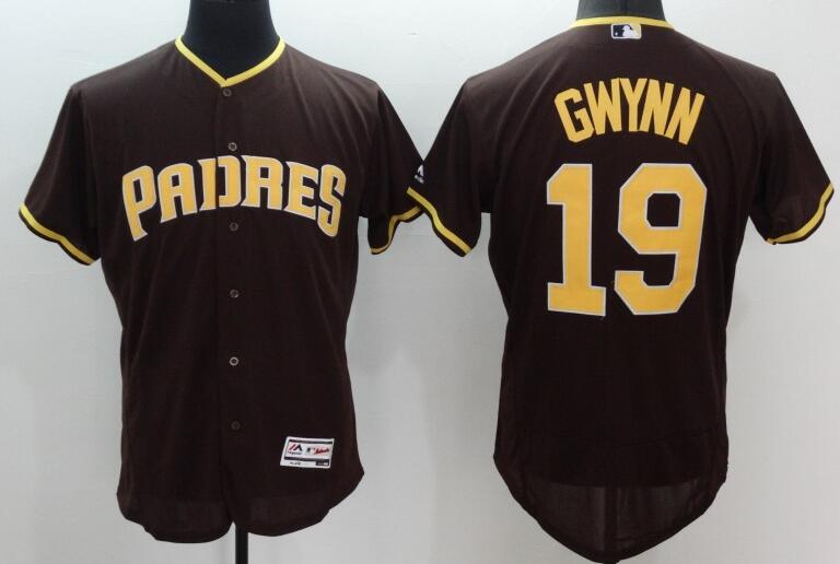 2016 San Diego Padres 19 Tony Gwynn Coffee Flexbase Authentic Collection Jersey