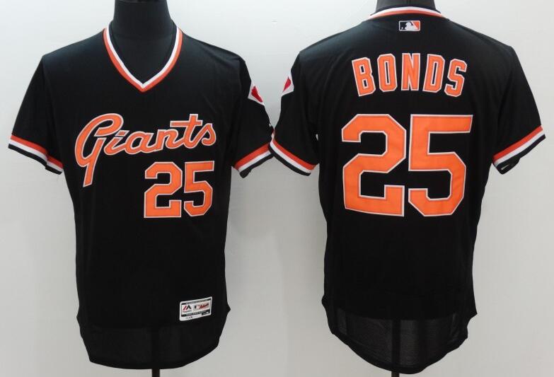 2016 San Francisco Giants 25 Barry Bonds black Flexbase Authentic Collection Jerseys