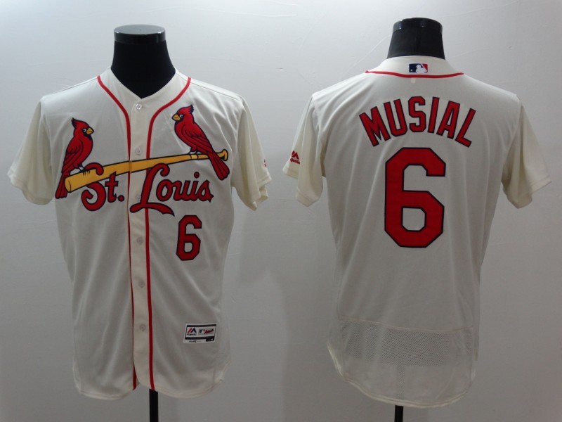 2016 St. Louis Cardinals 6 Stan Musial Gream Flexbase Authentic Collection men baseball MLB Jerseys