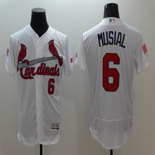 2016 St. Louis Cardinals 6 Stan Musial white Flexbase Authentic Collection men baseball MLB Jerseys