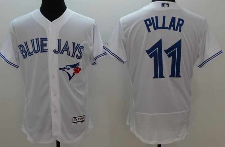 2016 Toronto Blue Jays 11 Kevin Pillar white Flexbase Authentic Collection mlb baseball Jersey