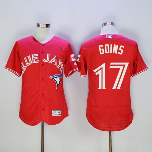 2016 Toronto Blue Jays 17 Ryan Goins Flexbase Authentic Collection mlb baseball Jersey