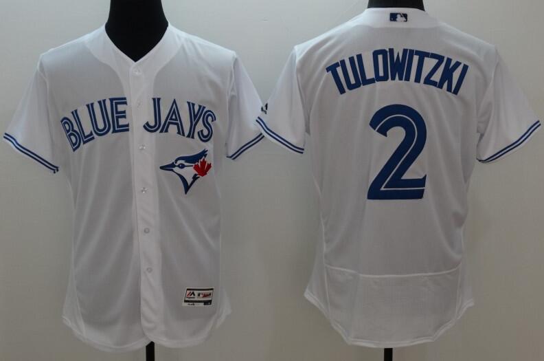 2016 Toronto Blue Jays 2 Troy Tulowitzki white Flexbase Authentic Collection mlb baseball Jersey