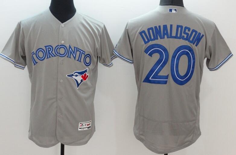 2016 Toronto Blue Jays 20 Josh Donaldson gray Flexbase Authentic Collection mlb baseball Jersey