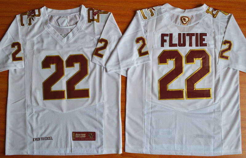 Boston 22 Doug Flutie College Jerseys