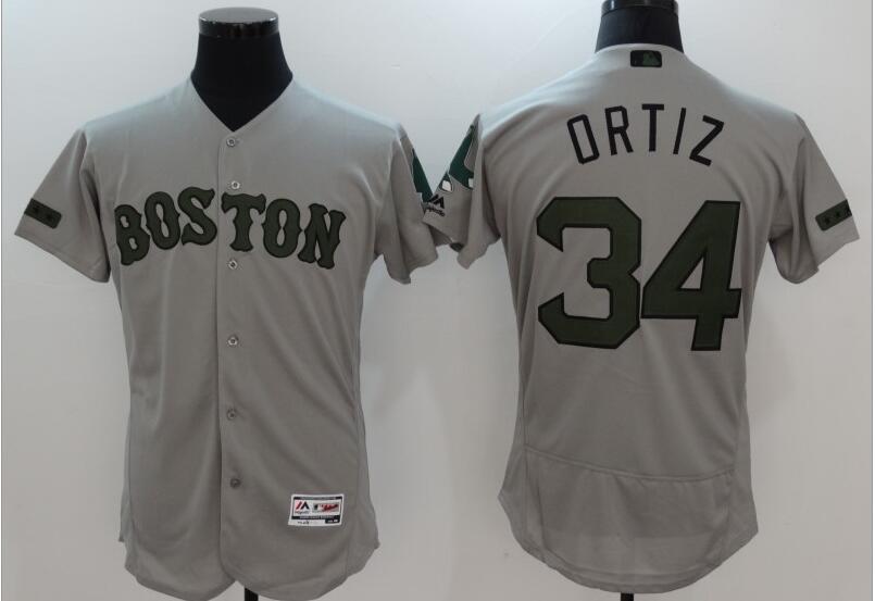 Red Sox #34 David Ortiz Jersey