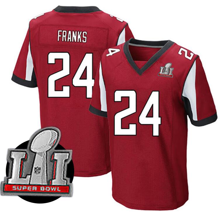 2017 Super Bowl Men's #24 Dominique Franks Jersey Red