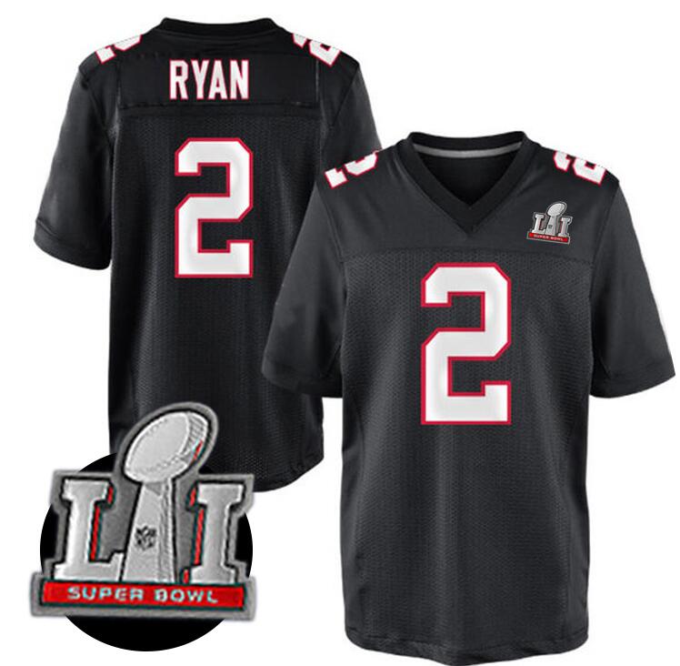 Men's 2017 New Embroidery #2 Matt Ryan  Jersey