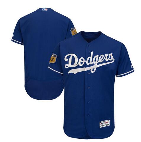 Men's Los Angeles Dodgers Majestic Royal Fashion Big & Tall Cool Base Team Jersey