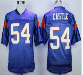 Blue Mountain State #54 Thad Castle Blue 2015 College Football Jersey
