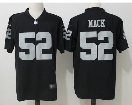 Stitched Men's #52 Khalil Mack jerseys embroidery logo