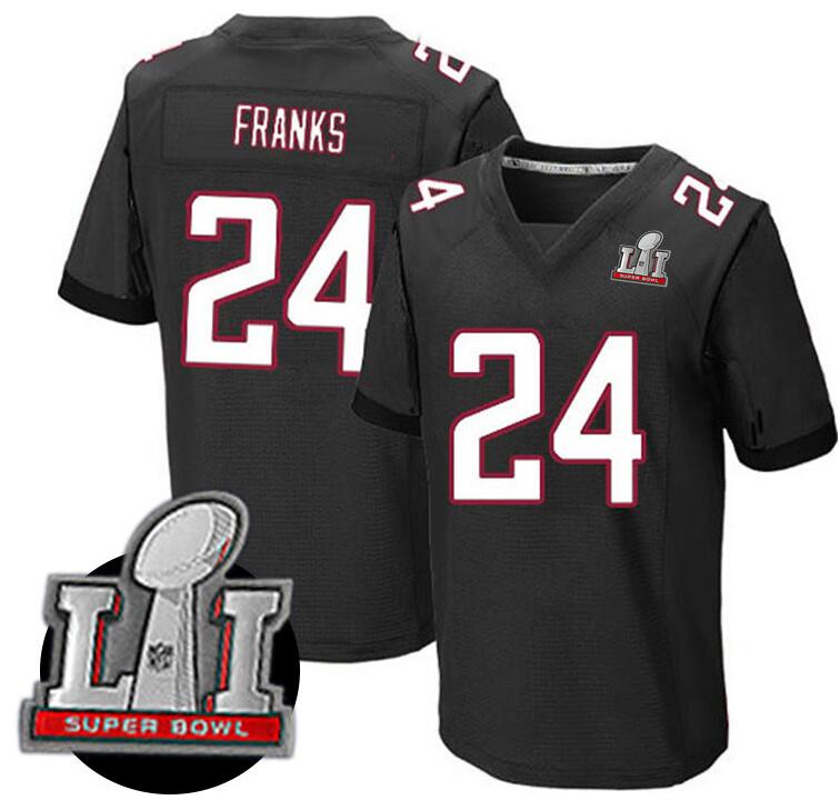 2017 Super Bowl Men's #24 Dominique Franks Jersey Black