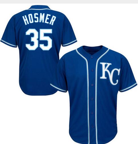 2017 Men's Eric Hosmer #35 Salvador Perez Jersey