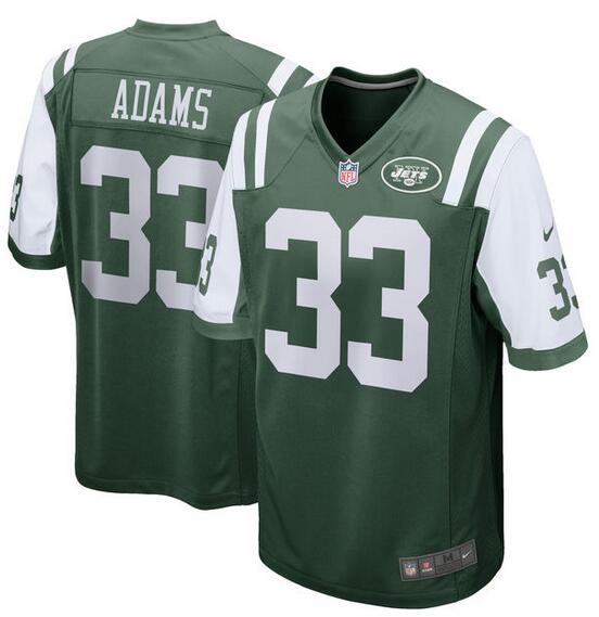 Men's New York Jets Jamal Adams Nike Green 2017 Draft Pick Game Jersey