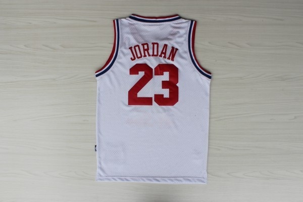 Men's Jordan #23 jerseys White