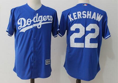 2017 Spring Training Men's Los Angeles Dodgers Clayton Kershaw Jerseys