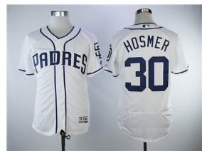 Men's San Diego Padres #30 Eric Hosmer White Cool Base Jersey