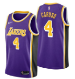 Los Angeles Lakers #4 Alex Caruso  Men Stitched Jersey