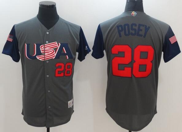 NEW #28 Buster Posey Basebll Jersey