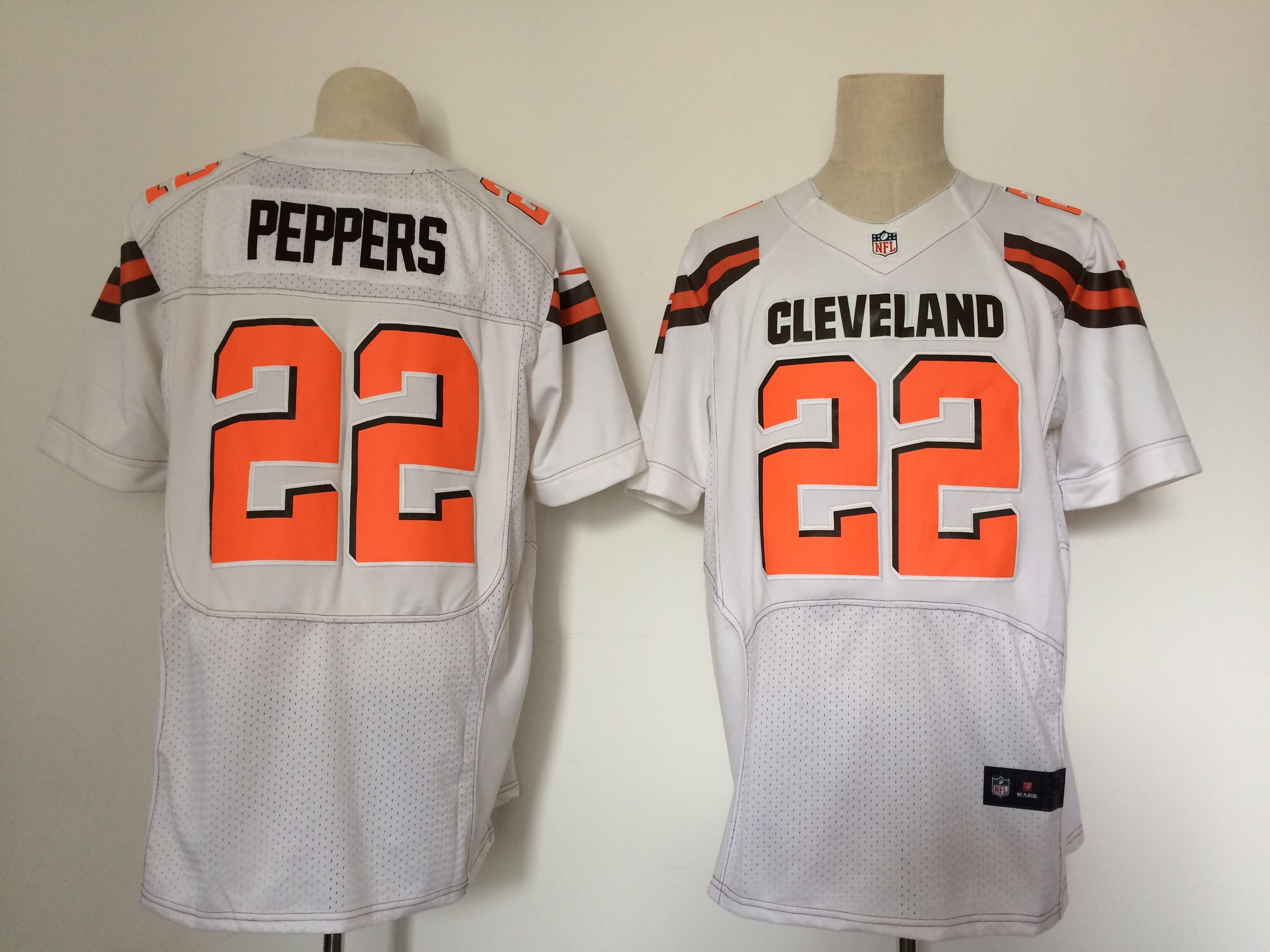 Men's Cleveland Browns Jabrill Peppers NFL Pro Line Brown Player Jersey